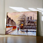 Landscape 023 Canvas Art 18" x 24" / 45 x 60 cm / Black