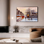 Landscape 023 Canvas Art 18" x 24" / 45 x 60 cm / Black