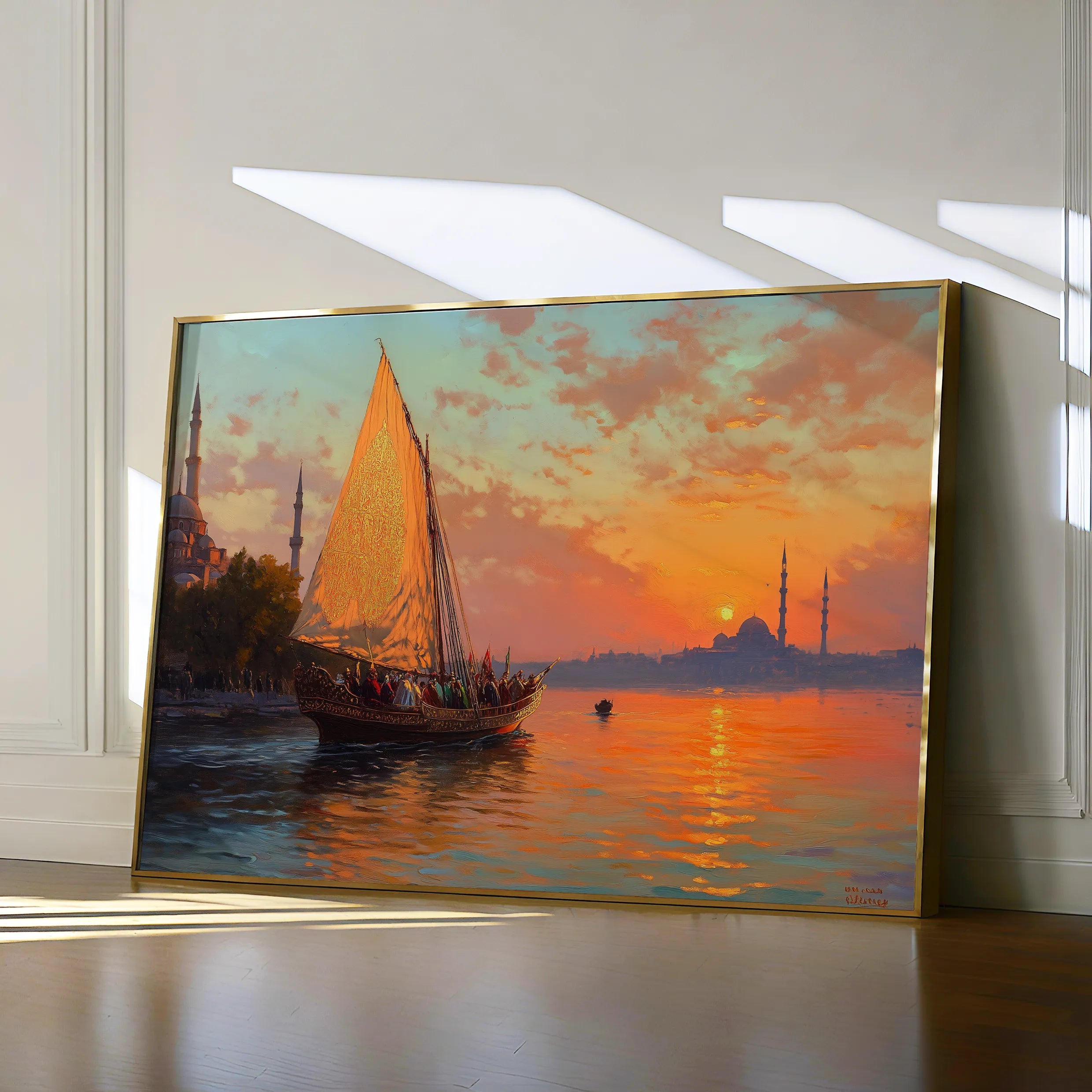 Orientalist 023 Canvas Art 18" x 24" / 45 x 60 cm / Black