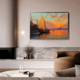 Orientalist 023 Canvas Art 18" x 24" / 45 x 60 cm / Black