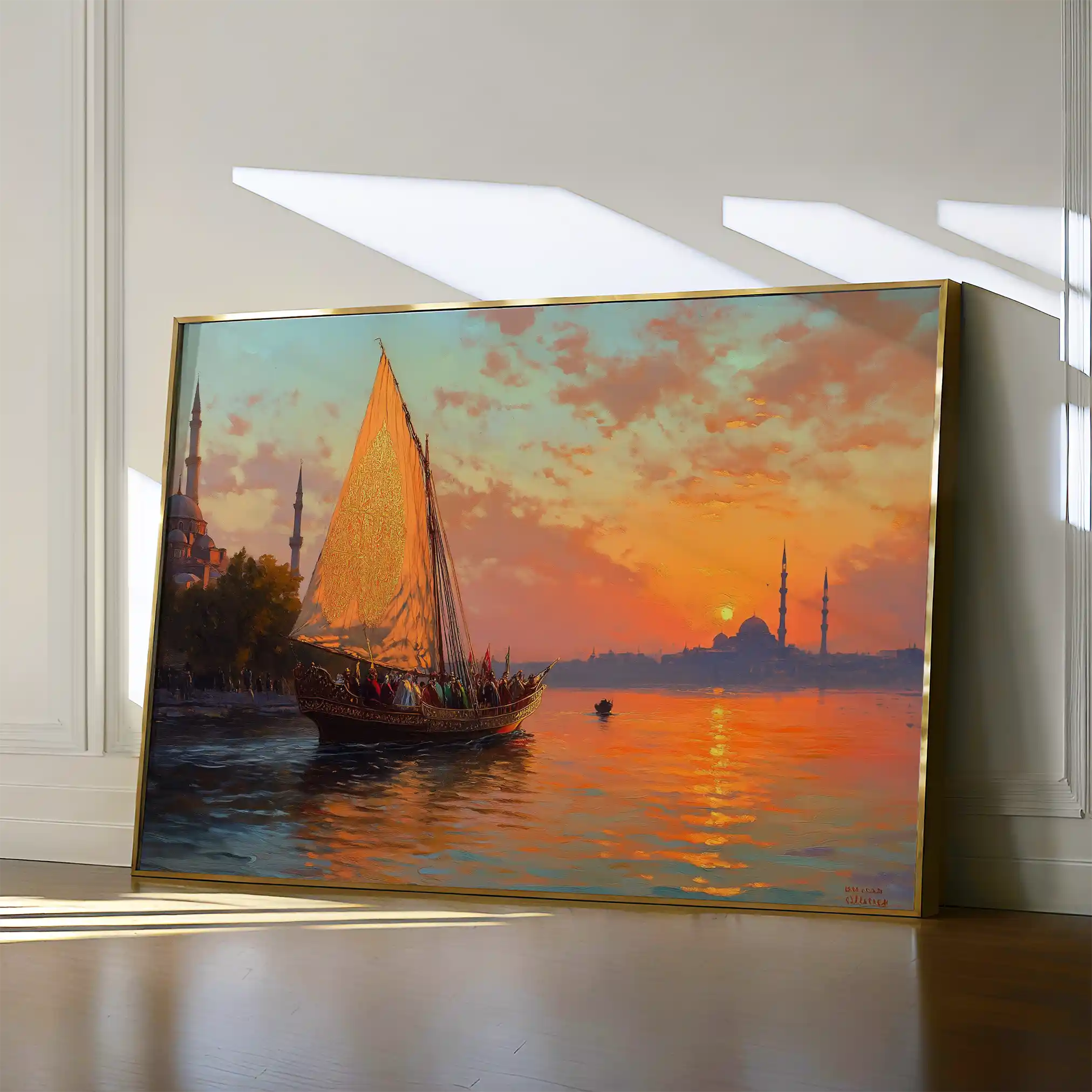 Orientalist 023 Canvas Art 60 x 40 cm / Black