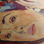 Portrait 023 Canvas Art 18" x 24" / 45 x 60 cm / Black