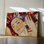 Portrait 023 Canvas Art 60 x 40 cm / Black