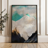 Abstract 024 Canvas Art 18" x 24" / 45 x 60 cm / Black