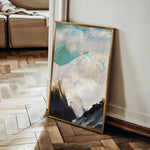 Abstract 024 Canvas Art 18" x 24" / 45 x 60 cm / Black