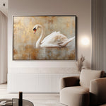 Animals 024 Canvas Art 18" x 24" / 45 x 60 cm / Black