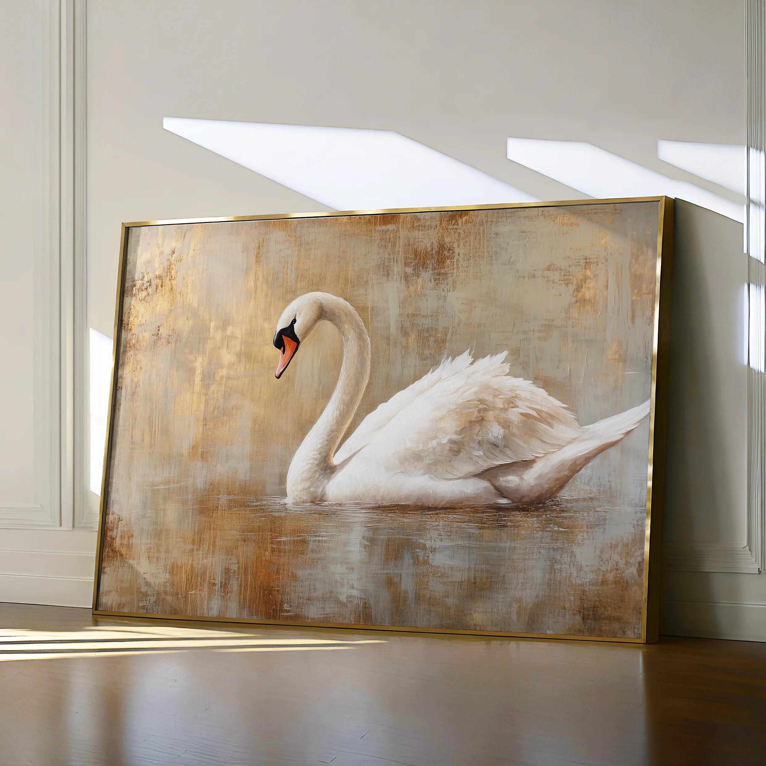 Animals 024 Canvas Art 18" x 24" / 45 x 60 cm / Black
