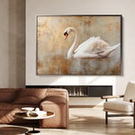 Animals 024 Canvas Art 18" x 24" / 45 x 60 cm / Black