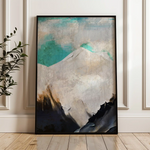 Abstract 024 Canvas Art 60 x 40 cm / Black