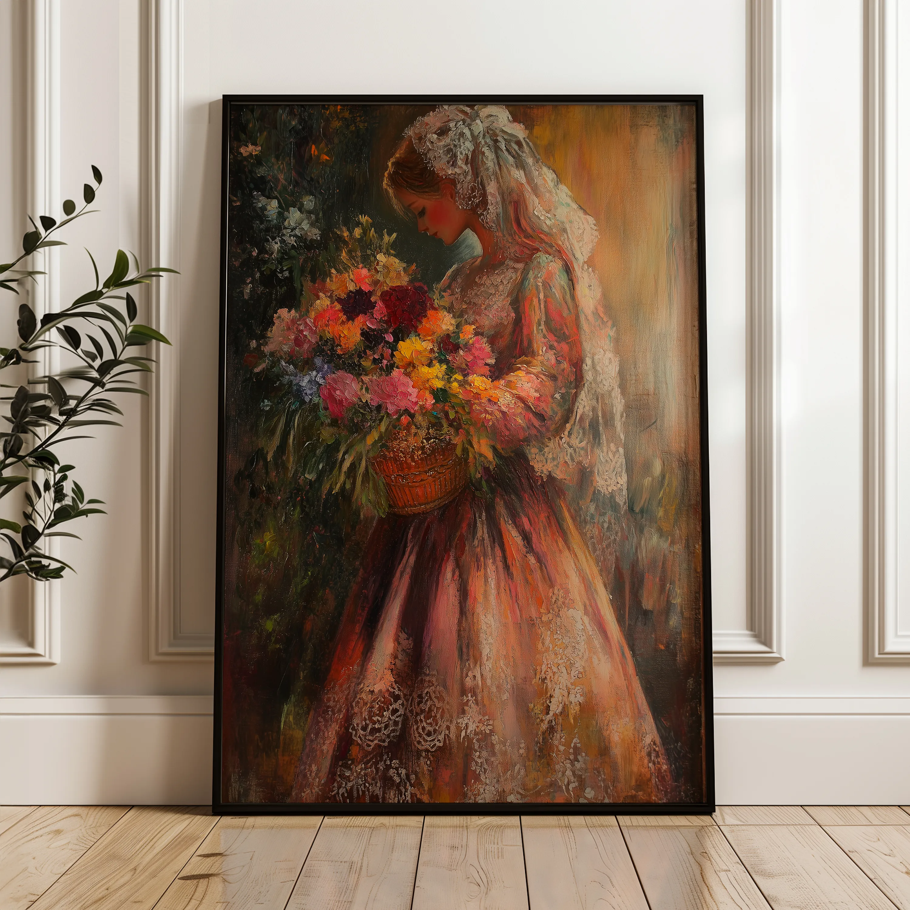Classic 024 Canvas Art 18" x 24" / 45 x 60 cm / Black