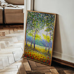 Landscape 024 Canvas Art 18" x 24" / 45 x 60 cm / Black