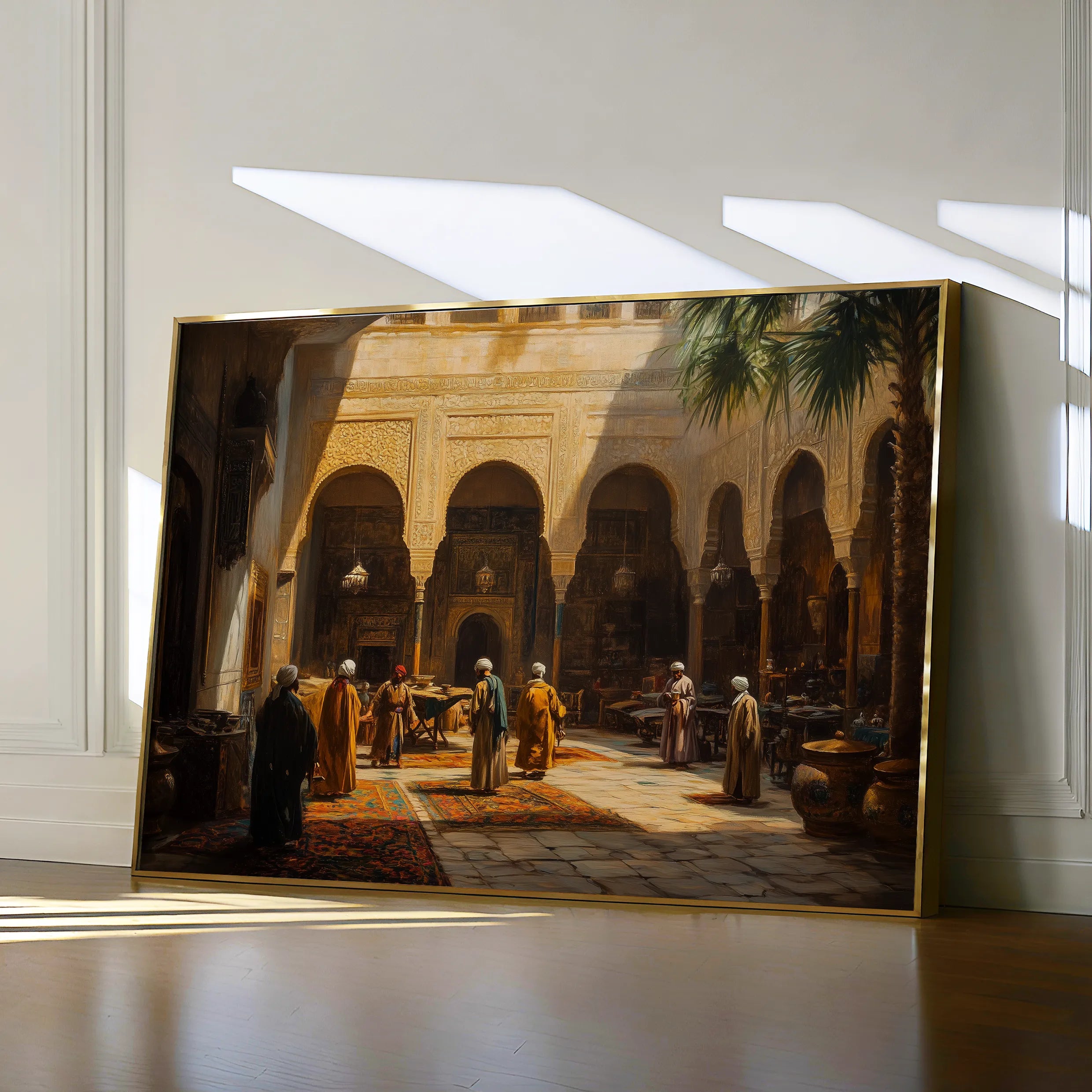 Orientalist 024 Canvas Art 18" x 24" / 45 x 60 cm / Black