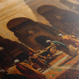 Orientalist 024 Canvas Art 18" x 24" / 45 x 60 cm / Black