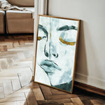 Portrait 024 Canvas Art 18" x 24" / 45 x 60 cm / Black