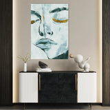 Portrait 024 Canvas Art 18" x 24" / 45 x 60 cm / Black