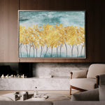 Abstract 025 Canvas Art 18" x 24" / 45 x 60 cm / Black