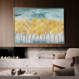 Abstract 025 Canvas Art 18" x 24" / 45 x 60 cm / Black