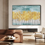 Abstract 025 Canvas Art 18" x 24" / 45 x 60 cm / Black