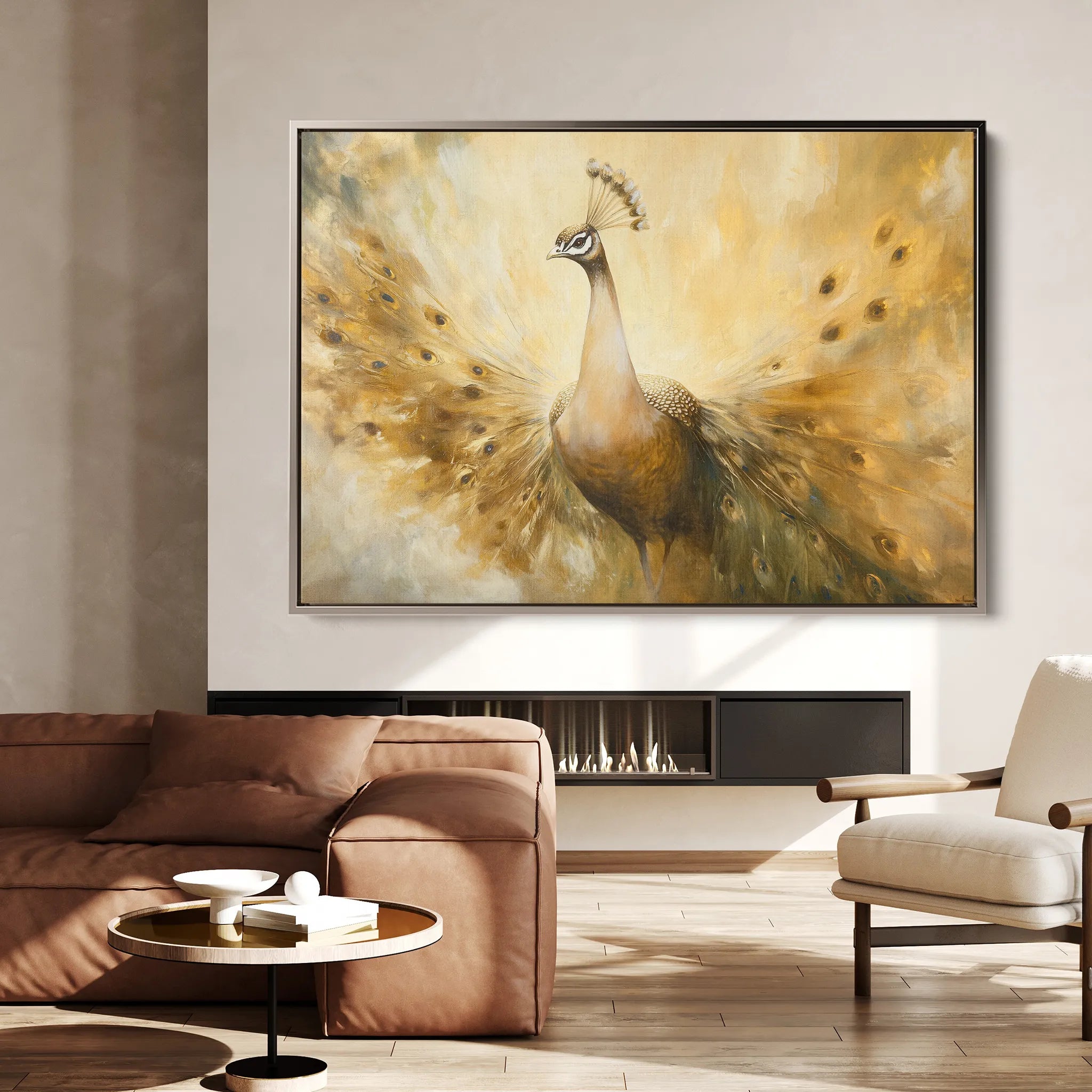 Animals 025 Canvas Art 18" x 24" / 45 x 60 cm / Black