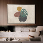Boho 025 Canvas Art 18" x 24" / 45 x 60 cm / Black