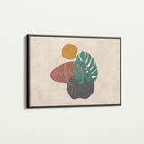 Boho 025 Canvas Art 18" x 24" / 45 x 60 cm / Black