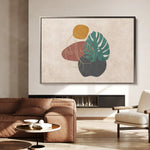 Boho 025 Canvas Art 60 x 40 cm / Black