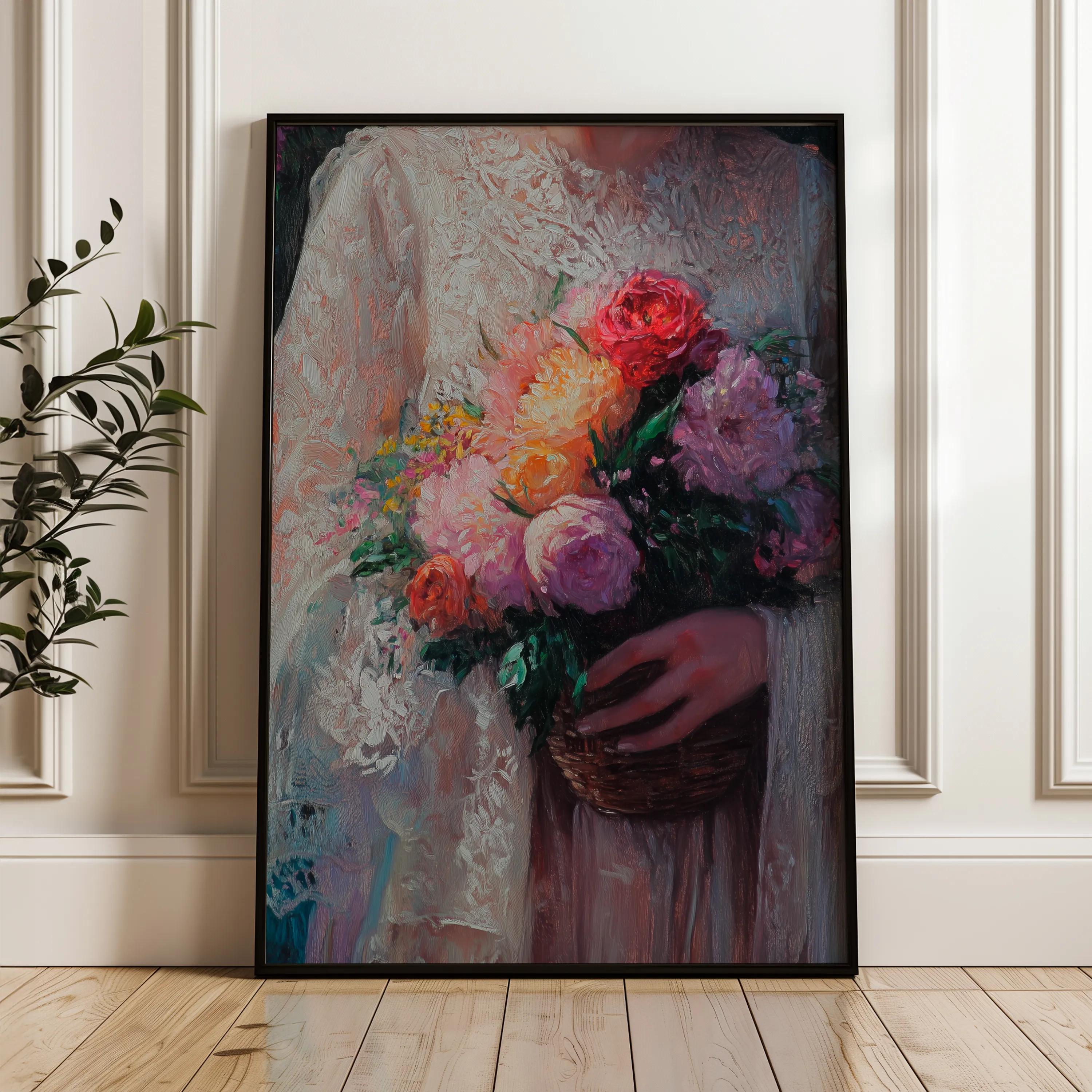 Classic 025 Canvas Art 18" x 24" / 45 x 60 cm / Black