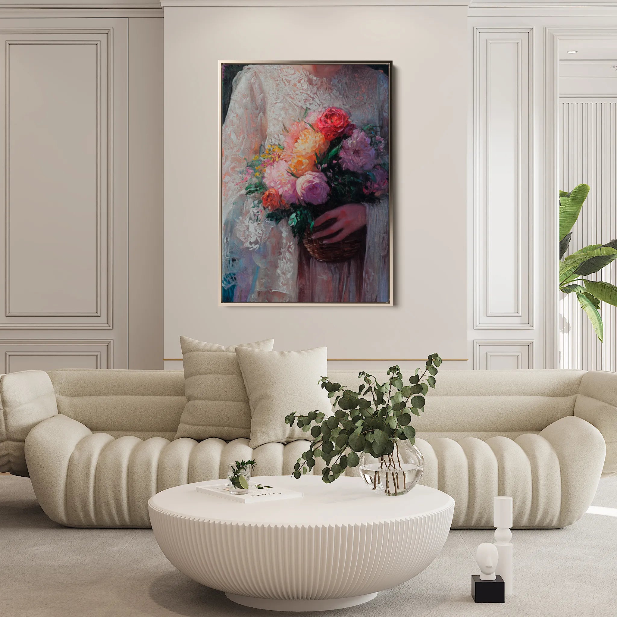 Classic 025 Canvas Art 18" x 24" / 45 x 60 cm / Black