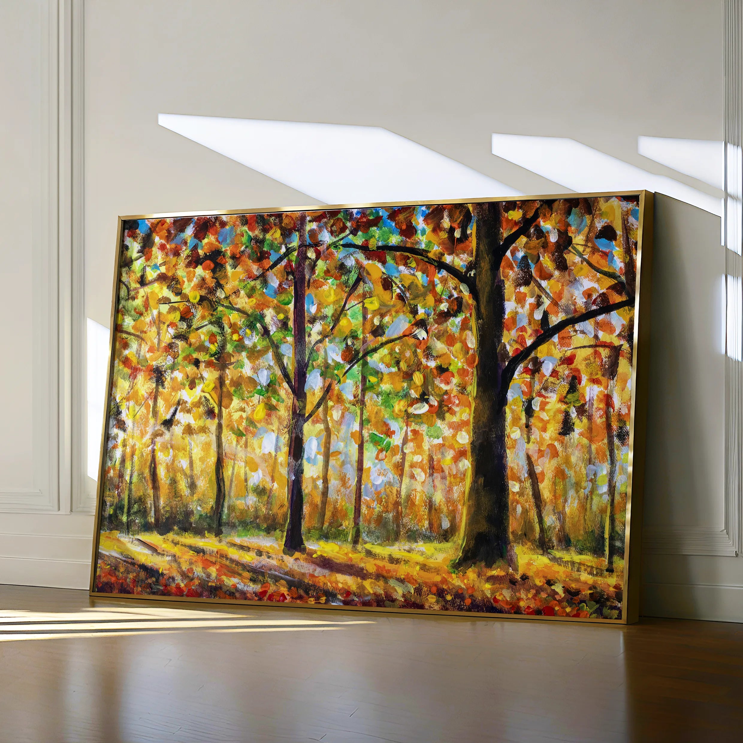 Landscape 025 Canvas Art 18" x 24" / 45 x 60 cm / Black