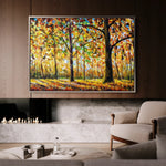 Landscape 025 Canvas Art 18" x 24" / 45 x 60 cm / Black