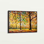 Landscape 025 Canvas Art 18" x 24" / 45 x 60 cm / Black
