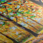 Landscape 025 Canvas Art 18" x 24" / 45 x 60 cm / Black