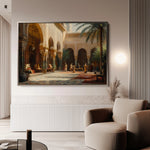 Orientalist 025 Canvas Art 18" x 24" / 45 x 60 cm / Black