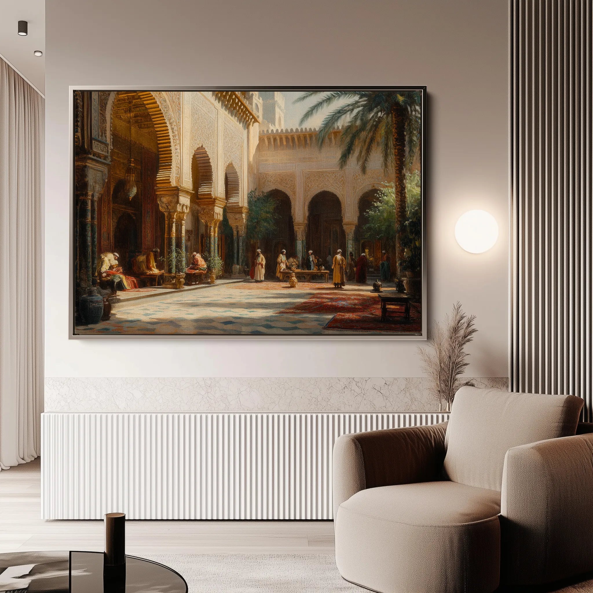 Orientalist 025 Canvas Art 18" x 24" / 45 x 60 cm / Black
