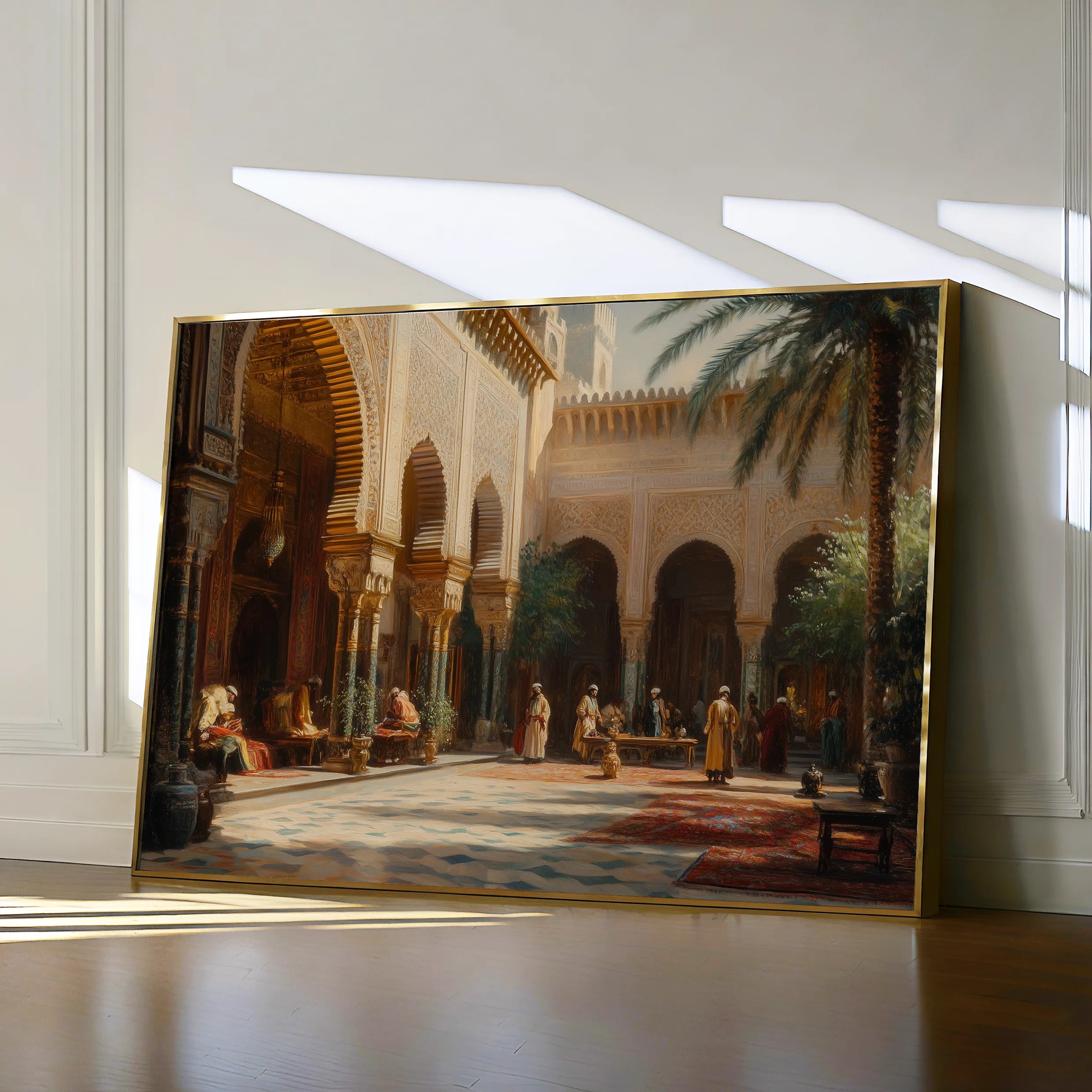 Orientalist 025 Canvas Art 18" x 24" / 45 x 60 cm / Black