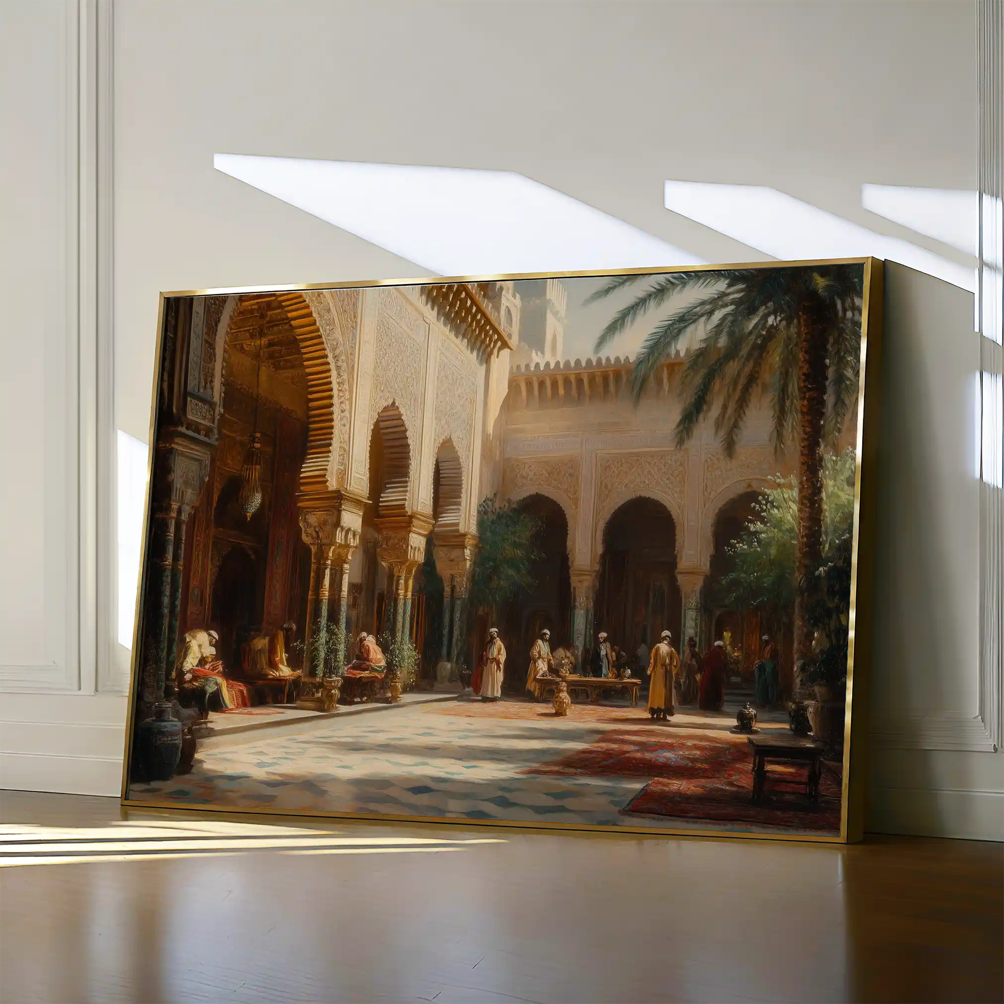 Orientalist 025 Canvas Art 60 x 40 cm / Black