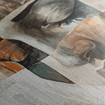 Portrait 025 Canvas Art 18" x 24" / 45 x 60 cm / Black