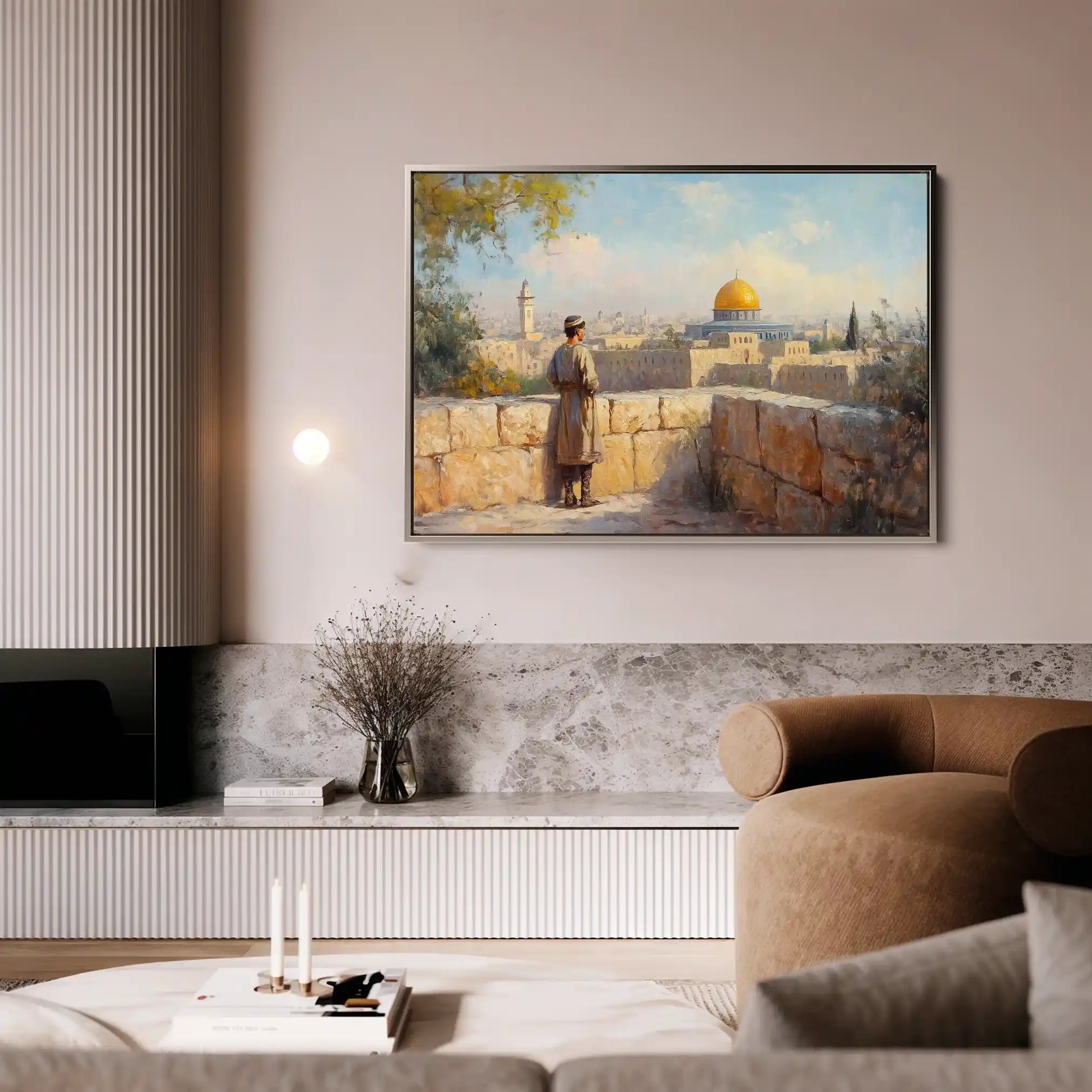 Palestine 025 Canvas Art 60 x 40 cm / Black
