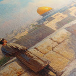 Palestine 025 Canvas Art 60 x 40 cm / Black