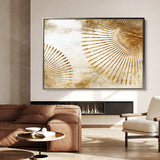 Abstract 026 Canvas Art 18" x 24" / 45 x 60 cm / Black