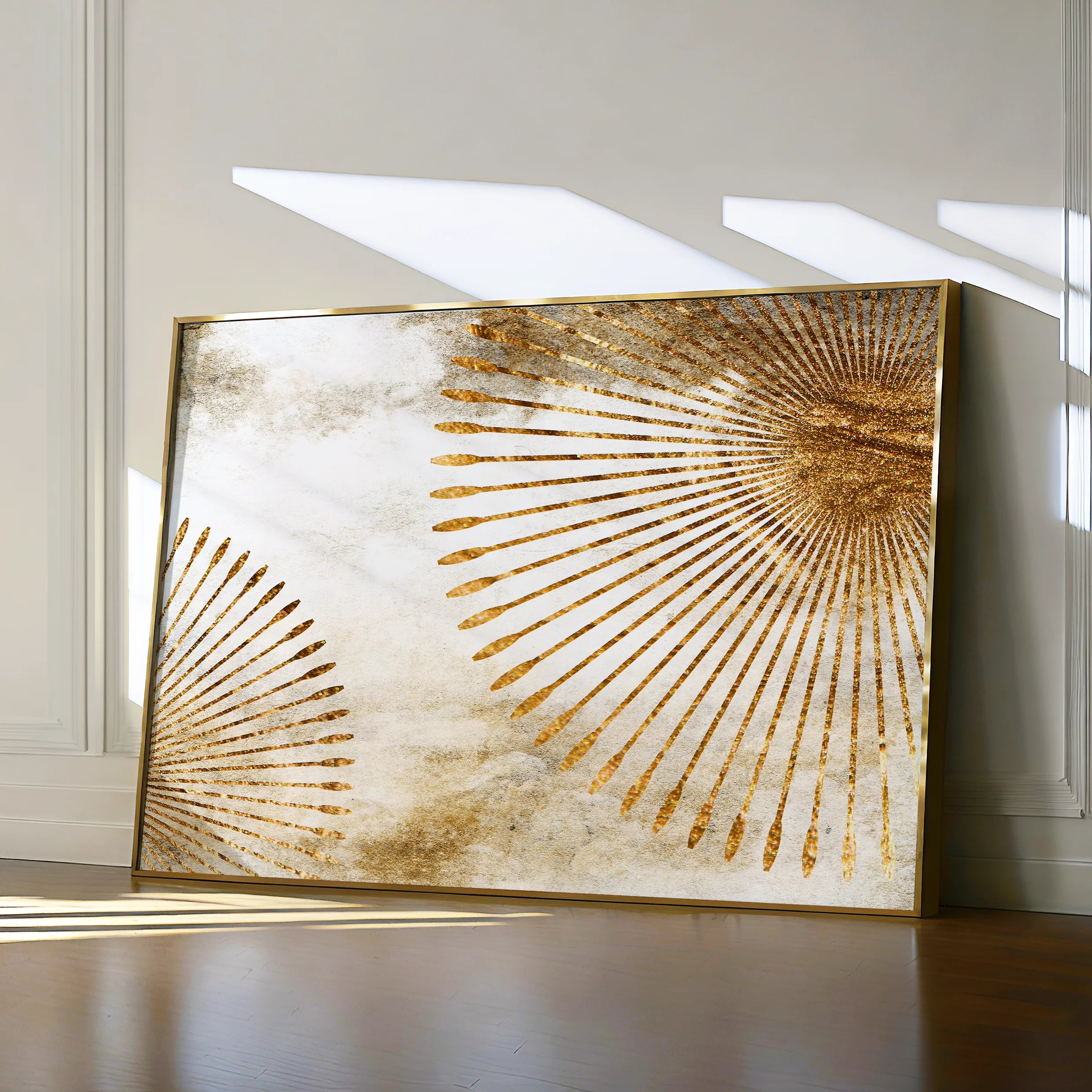 Abstract 026 Canvas Art 18" x 24" / 45 x 60 cm / Black