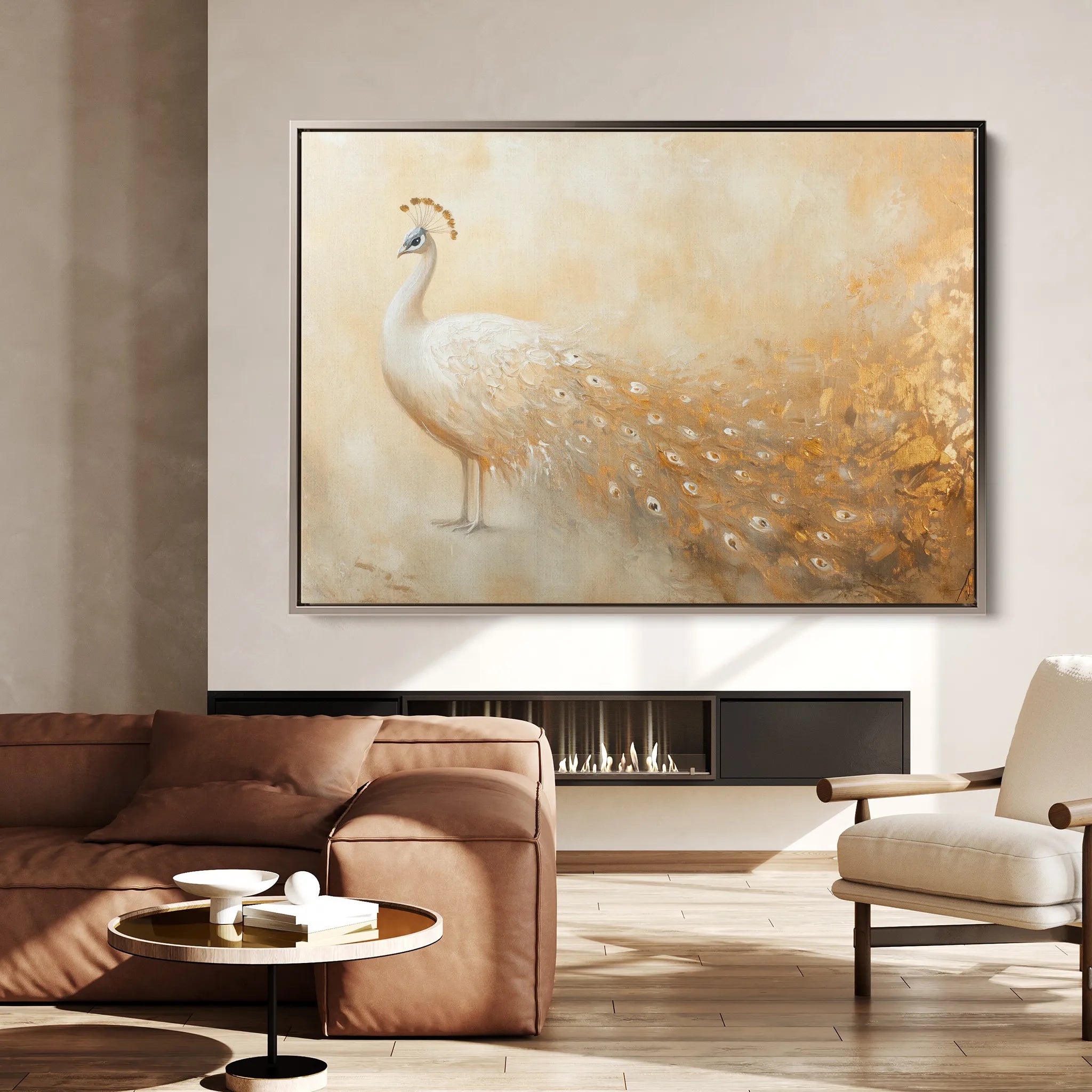Animals 026 Canvas Art 18" x 24" / 45 x 60 cm / Black
