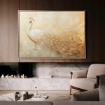 Animals 026 Canvas Art 18" x 24" / 45 x 60 cm / Black