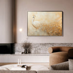 Animals 026 Canvas Art 18" x 24" / 45 x 60 cm / Black