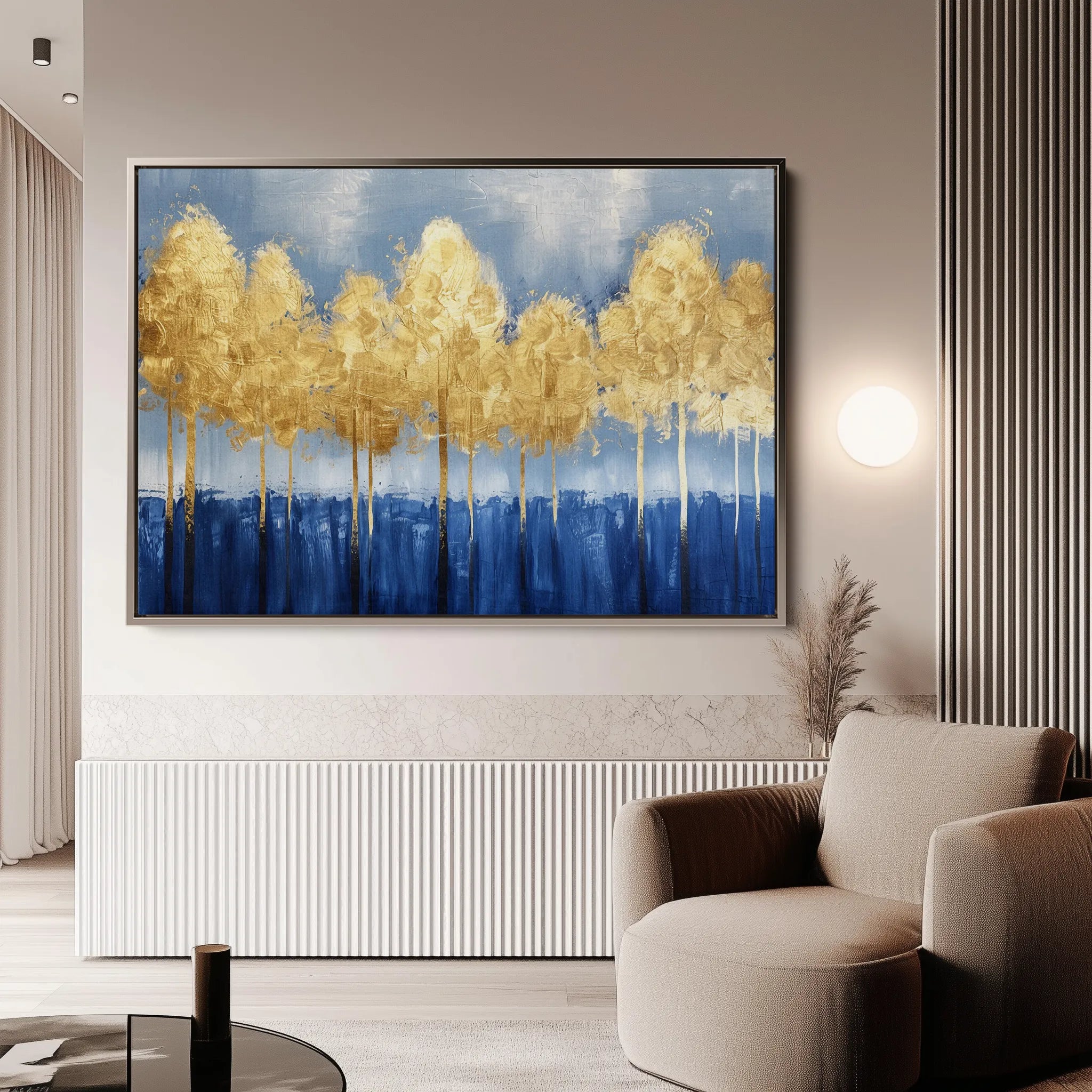 Floral 026 Canvas Art 18" x 24" / 45 x 60 cm / Black