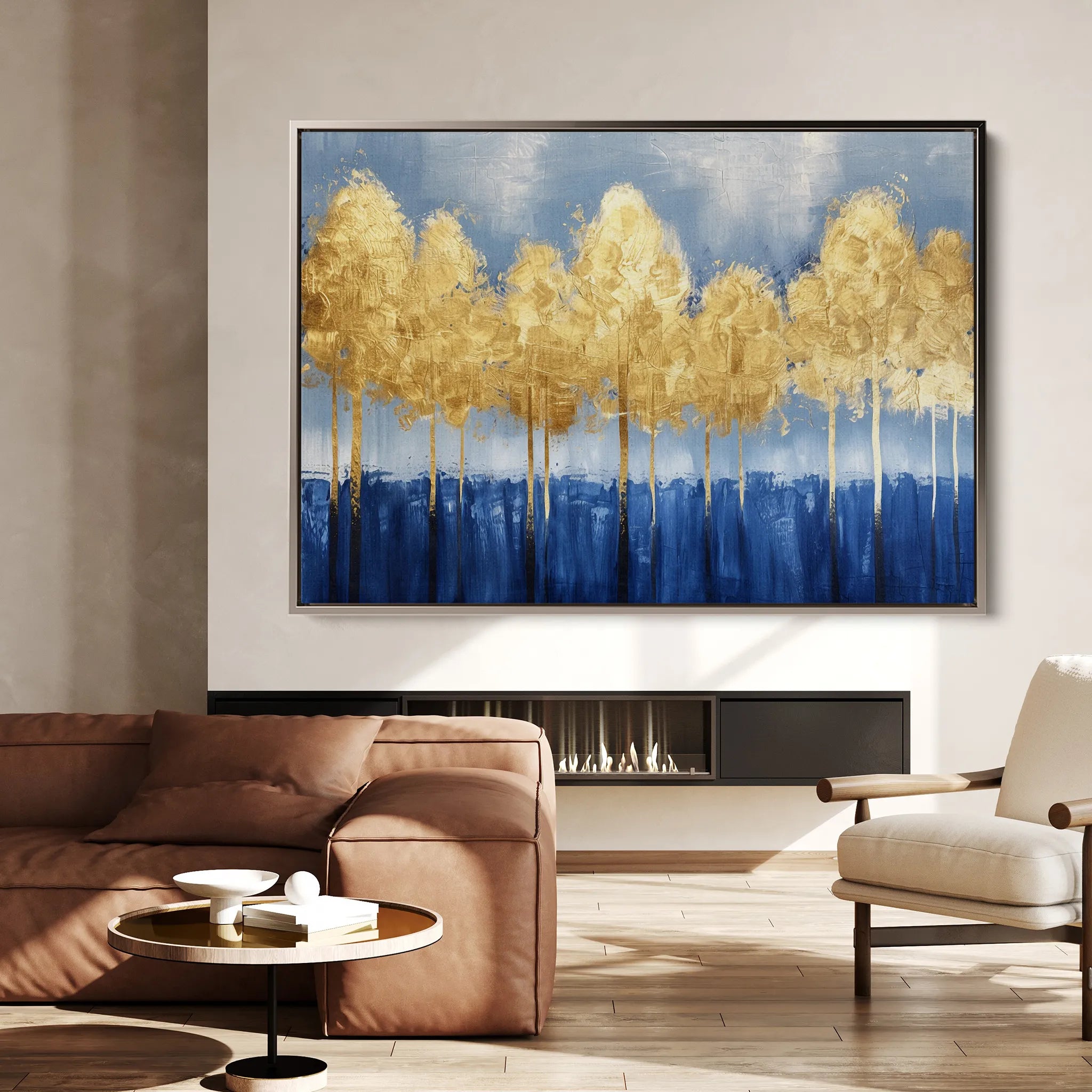 Floral 026 Canvas Art 18" x 24" / 45 x 60 cm / Black