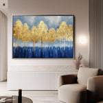 Floral 026 Canvas Art 60 x 40 cm / Black
