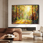 Landscape 026 Canvas Art 18" x 24" / 45 x 60 cm / Black