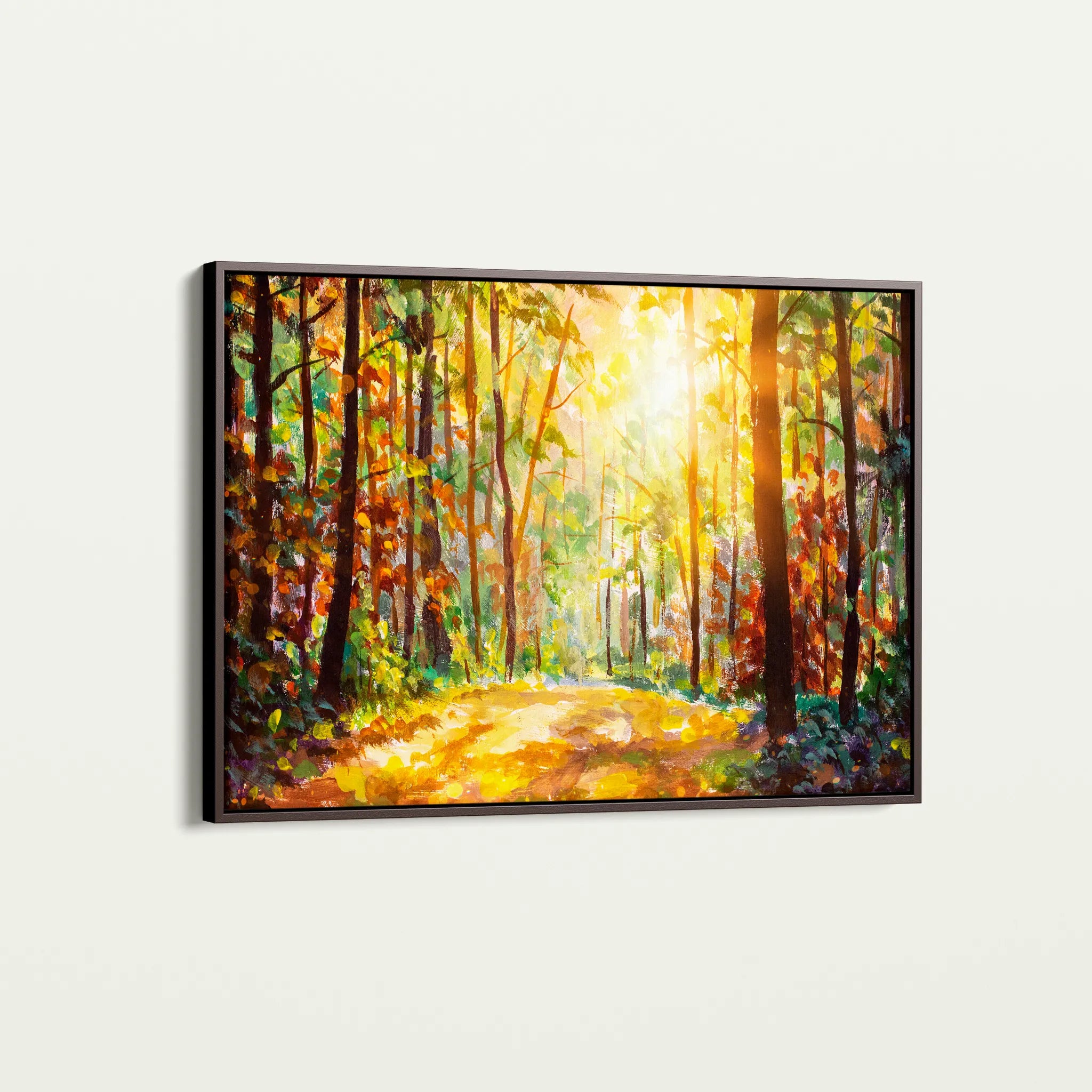 Landscape 026 Canvas Art 18" x 24" / 45 x 60 cm / Black