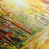 Landscape 026 Canvas Art 18" x 24" / 45 x 60 cm / Black